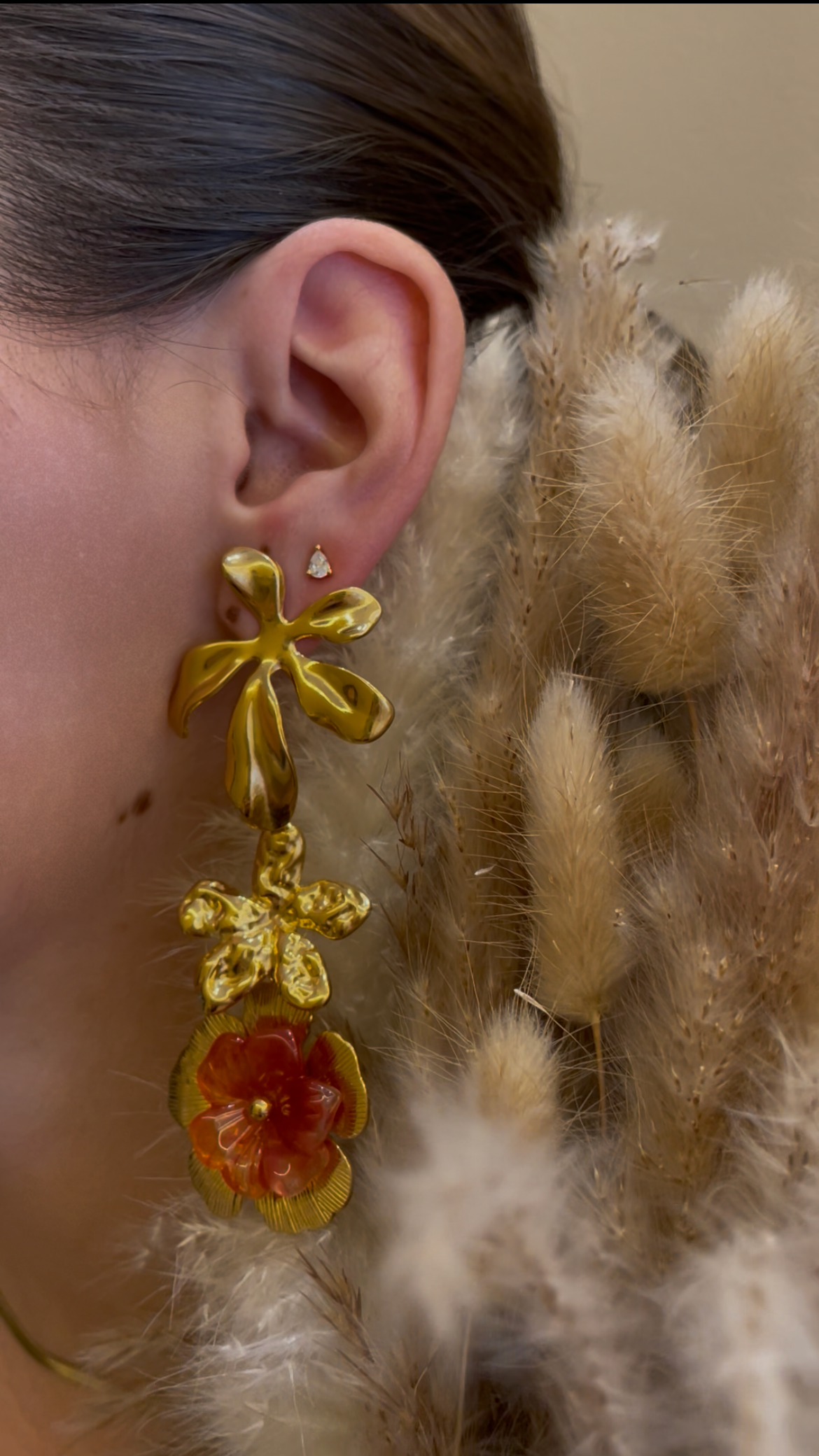 Boucles d’Oreilles Spring – Élégance Florale & Énergie Solaire